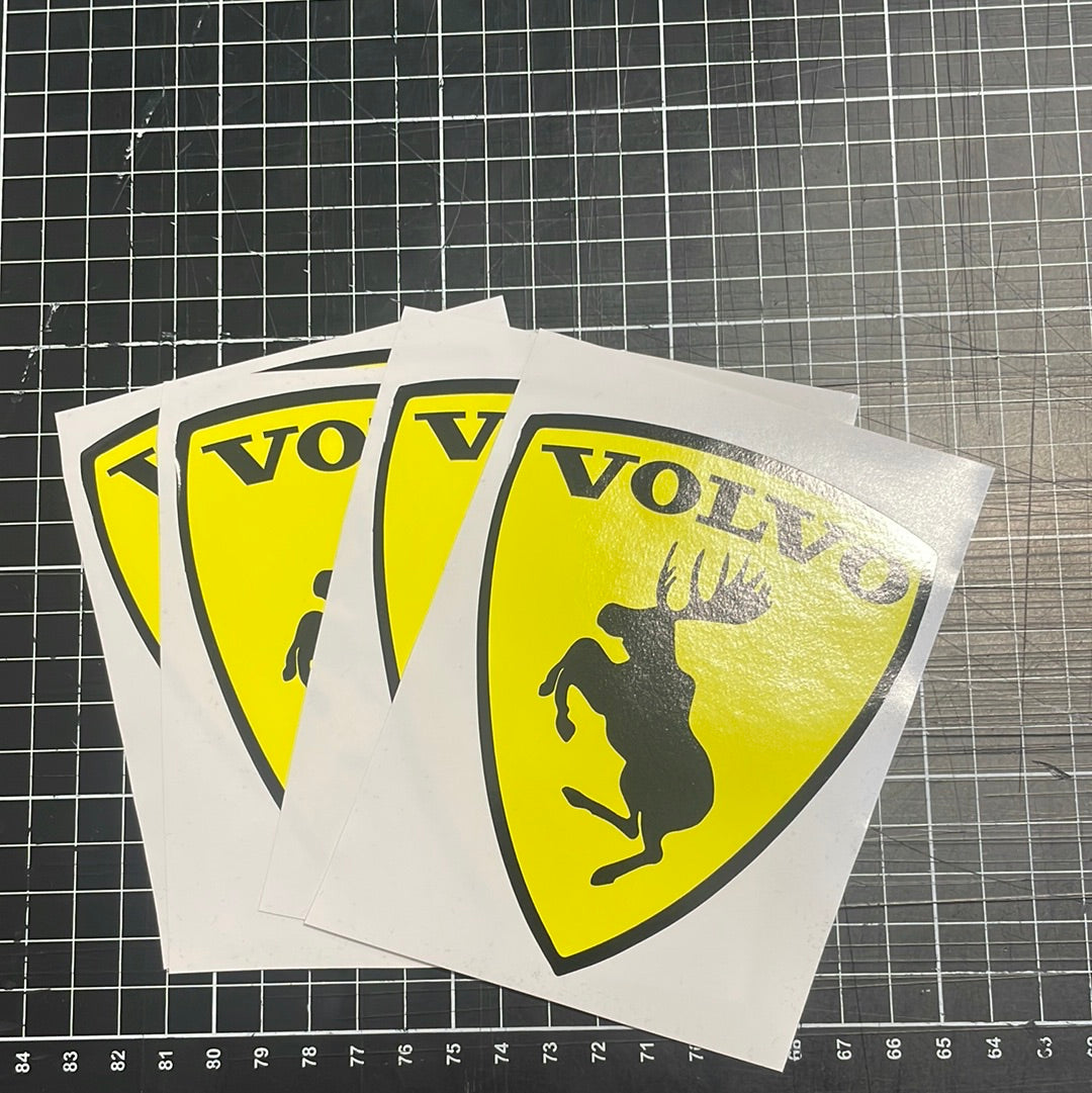 Volvo elg klistremerke 9x12cm