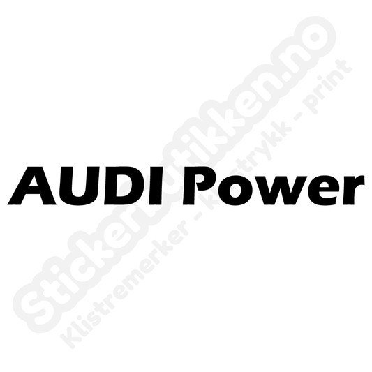 Audi power streamer