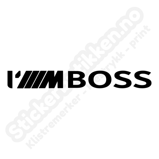 BMW I'm boss streamer