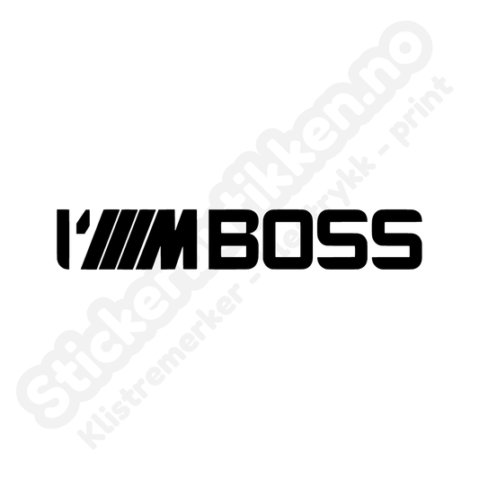 BMW I'm boss