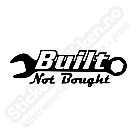 Built Not Bought Typ2