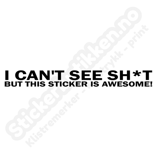 I Can't See Shit Streamer