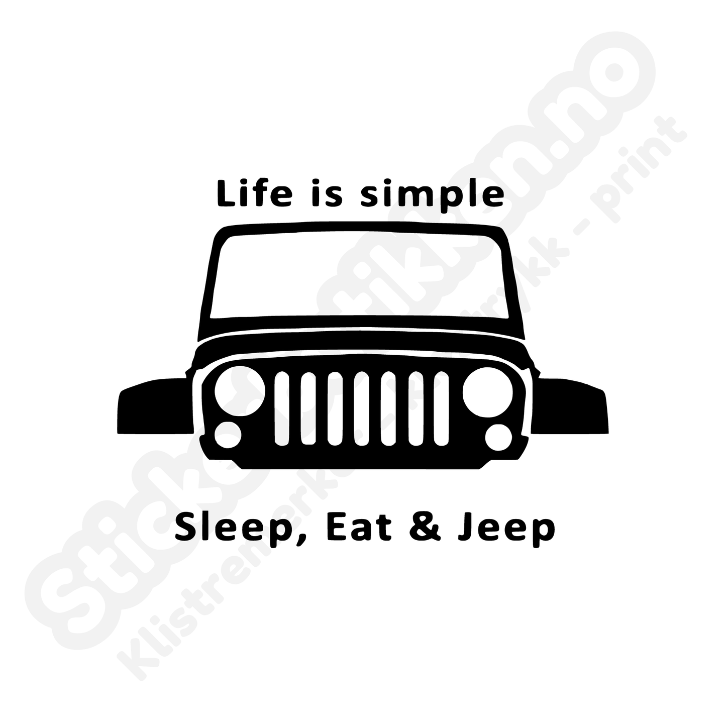 Jeep Eat Sleep