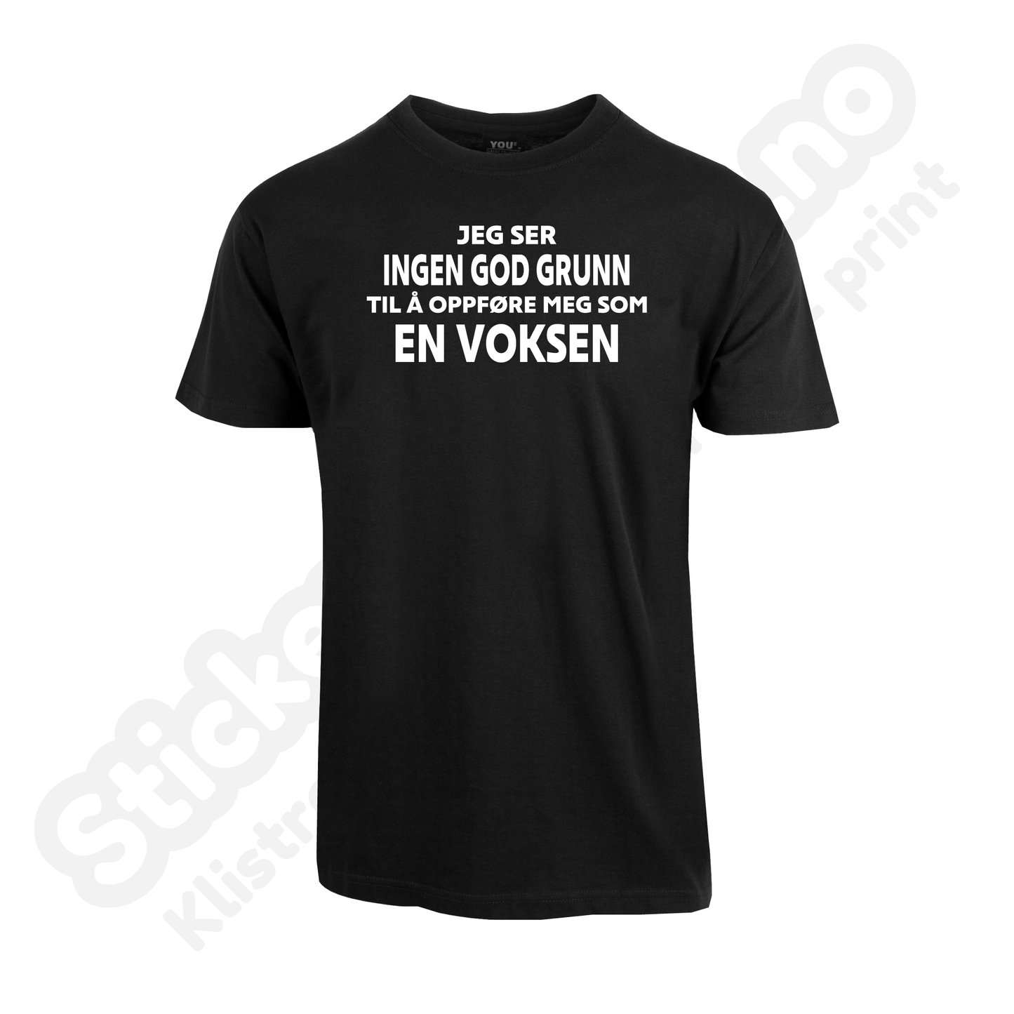 T-skjorte barn: Jeg ser ingen god grunn