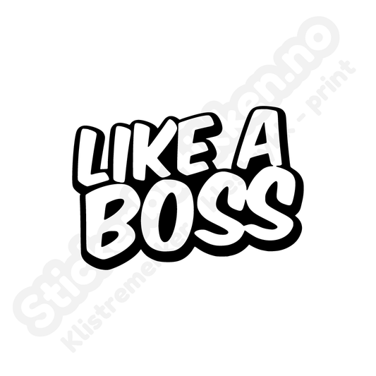 Like a boss