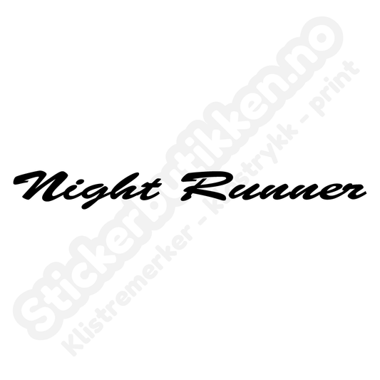 Night Runner Streamer