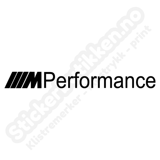 BMW M-Performance streamer