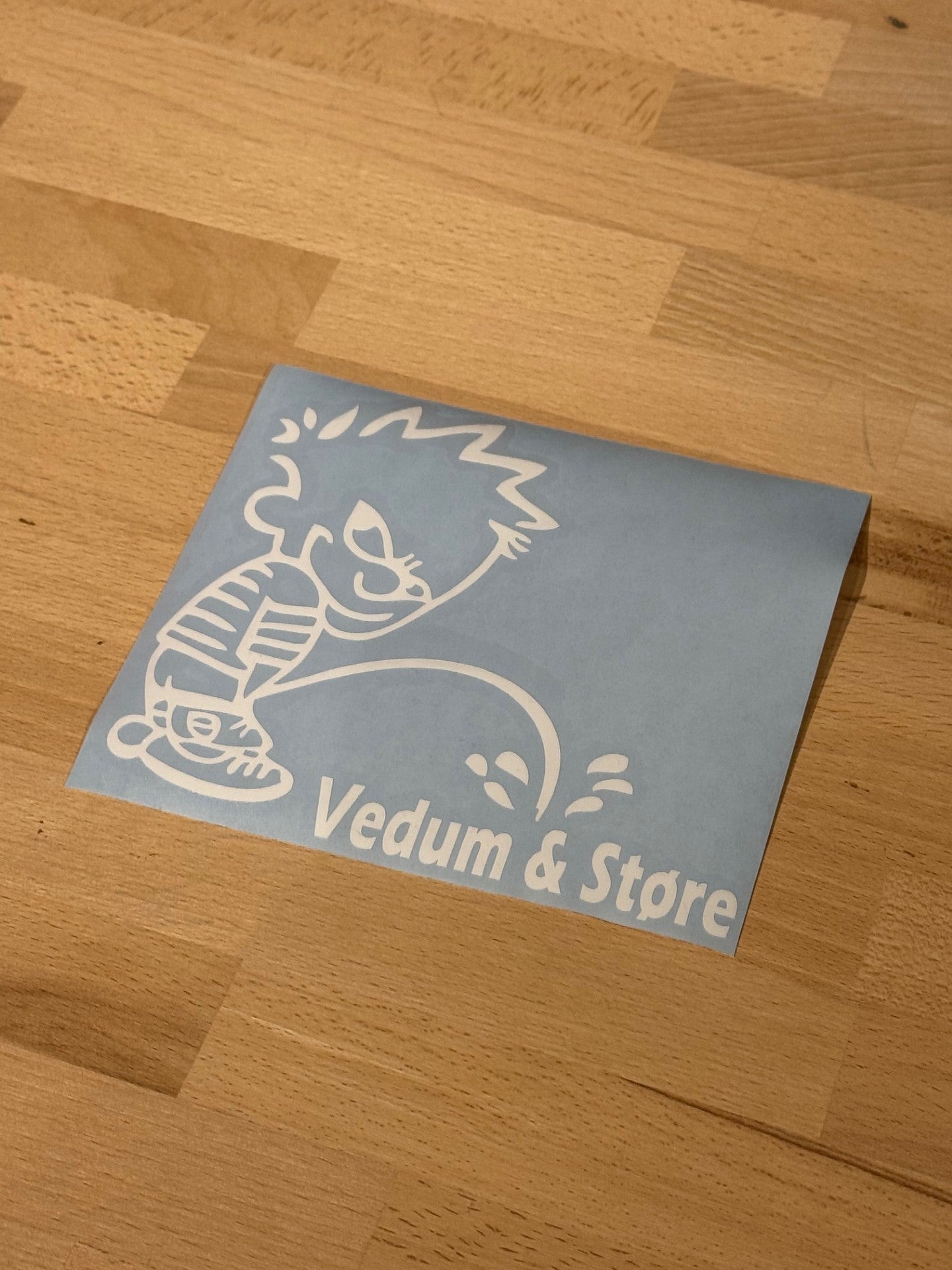 Pee-On Vedum Og Støre 15x15cm Hvit