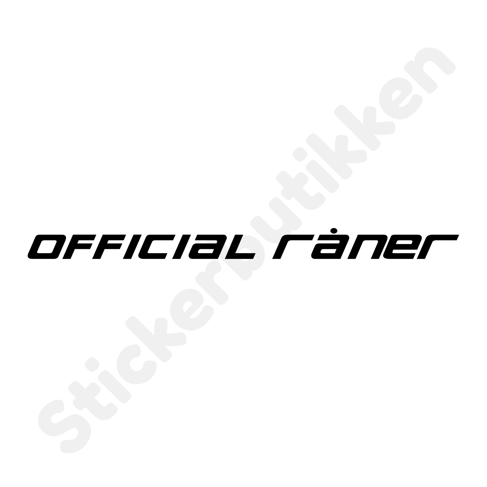 Official Råner Streamer Stickerbutikken.no