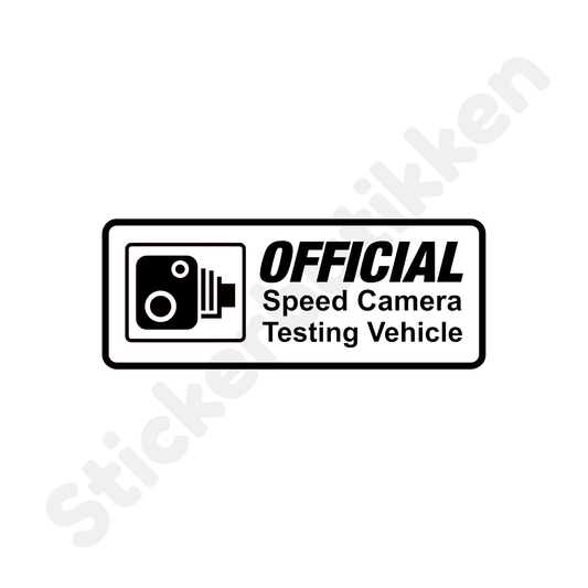 Official Speed Camera Testing Vehicle