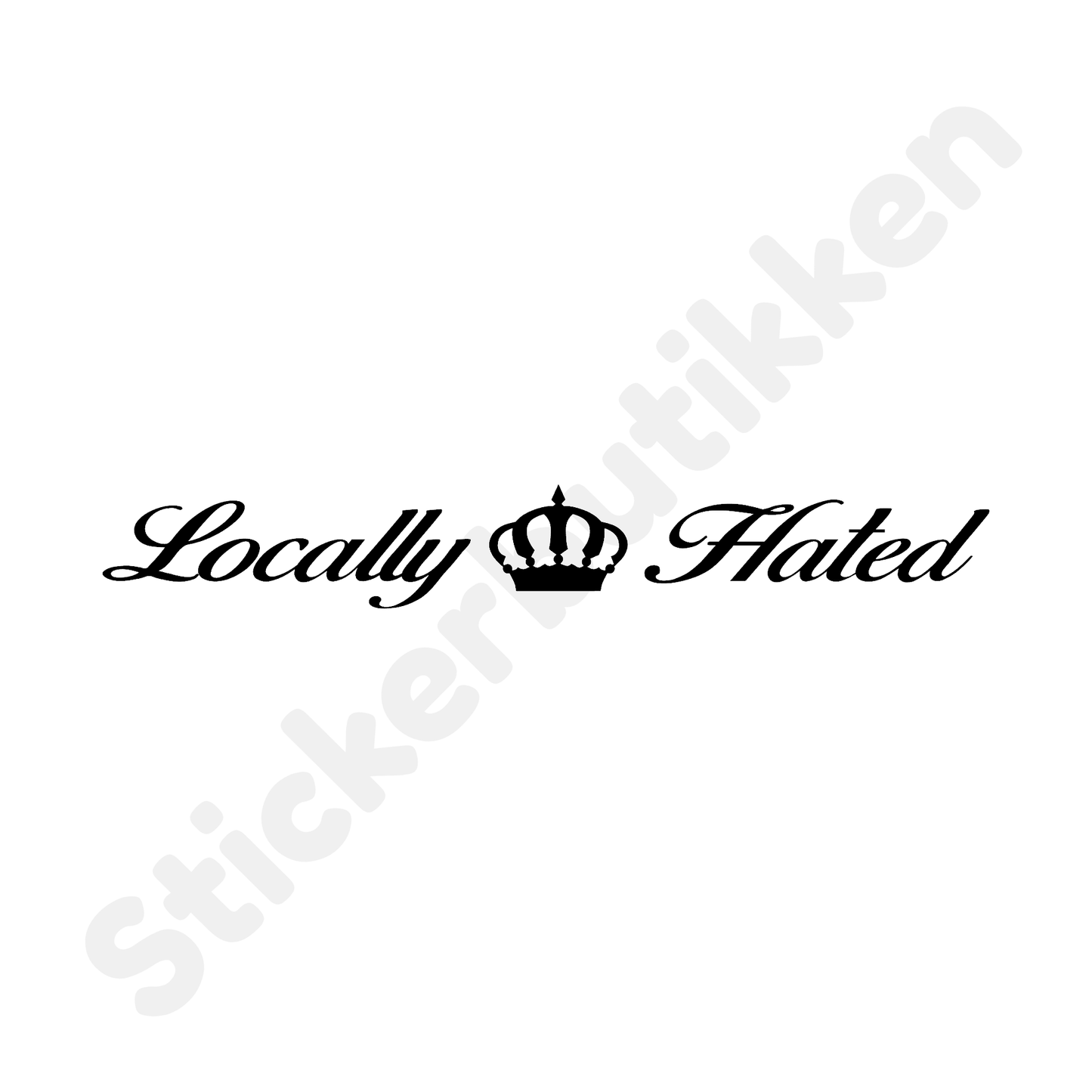 Locally Hated Crown Streamer