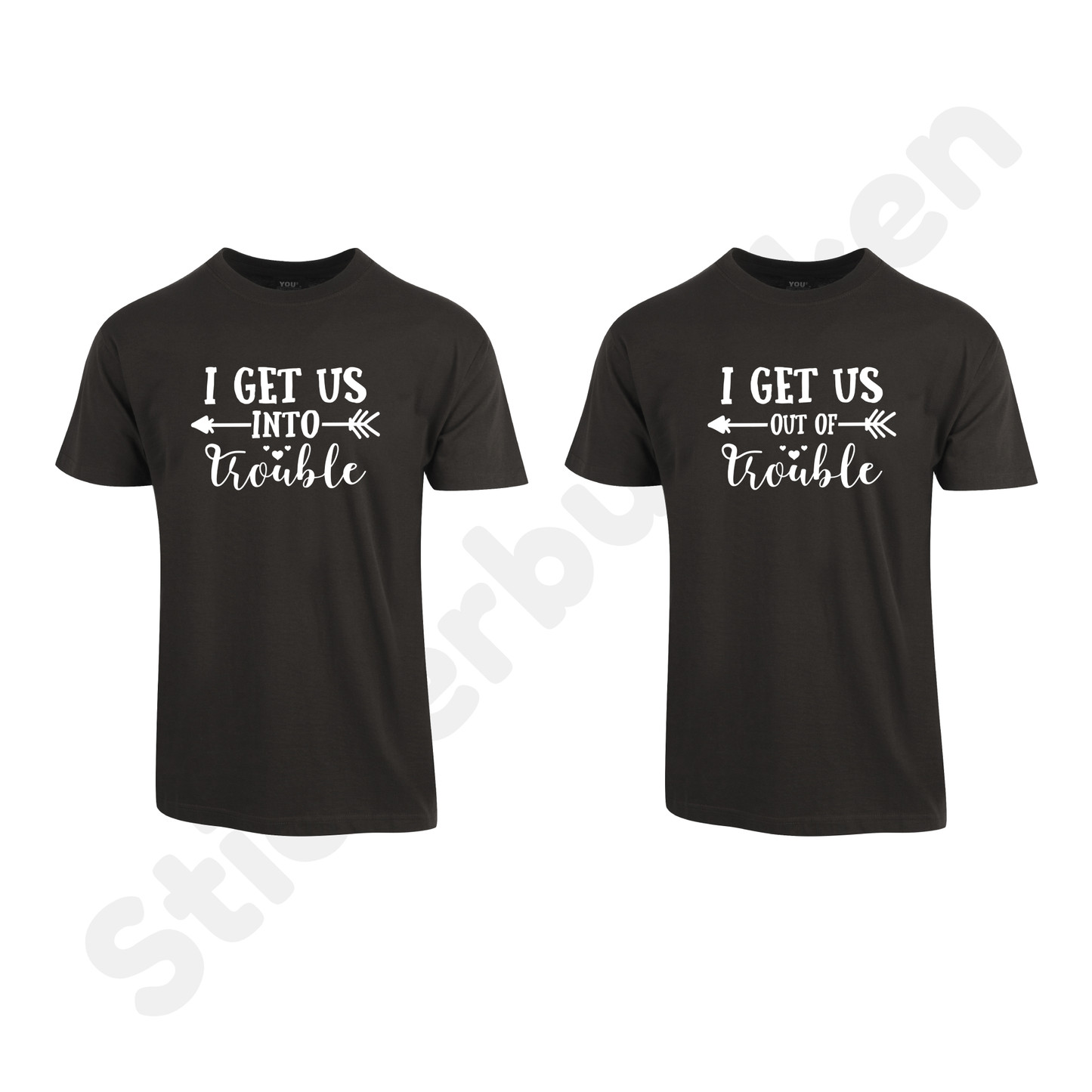 I get us into/out of trouble (2pk)