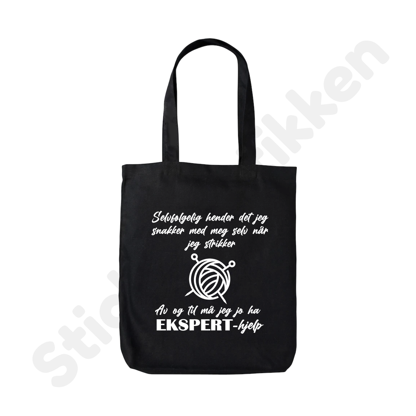 Snakke med meg selv Tøyveske