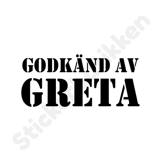 Godkänd av Greta Merke