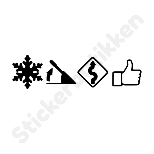 Snø Brekk Sladd Tommel opp