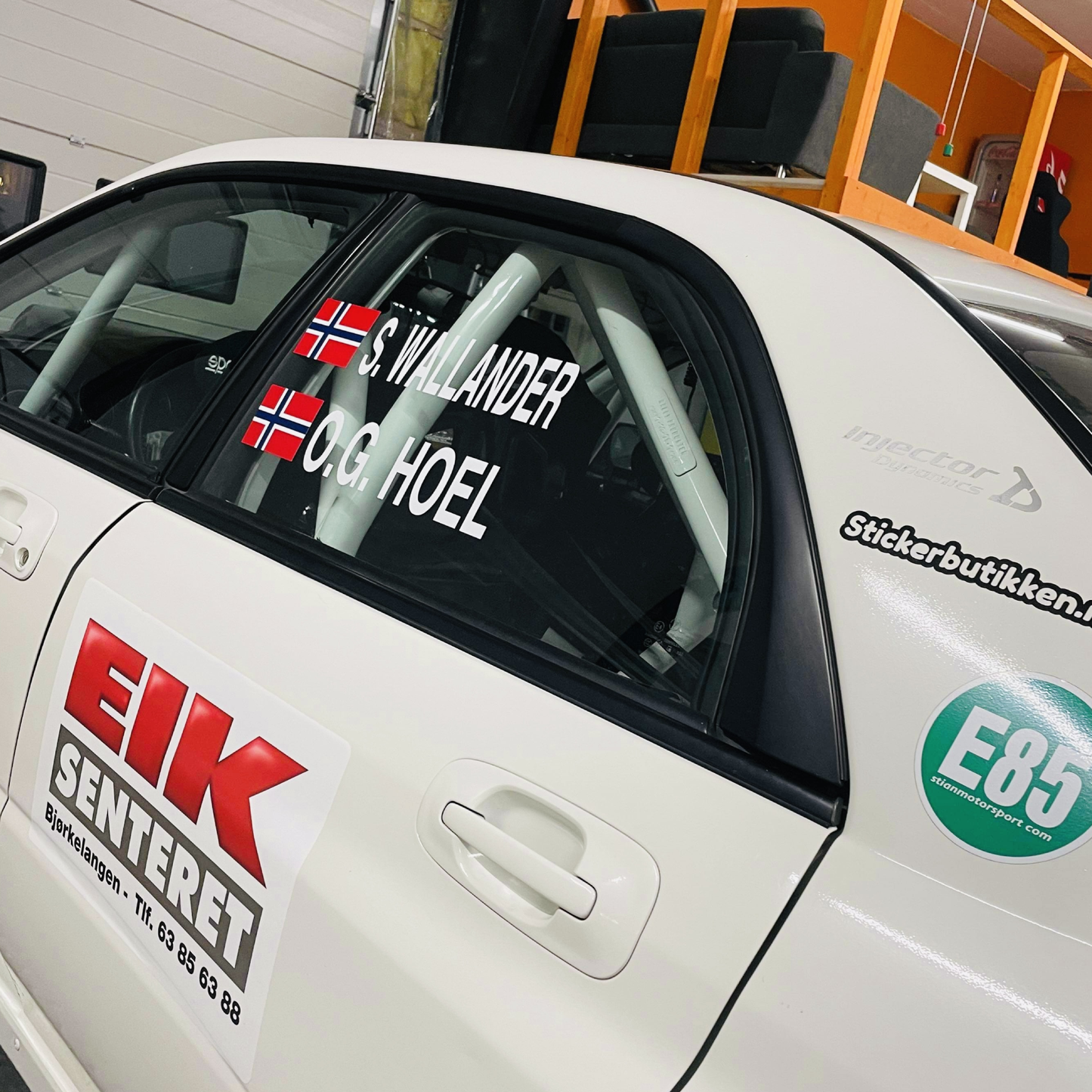 Navnemerke til rally / bilcross (2pk)