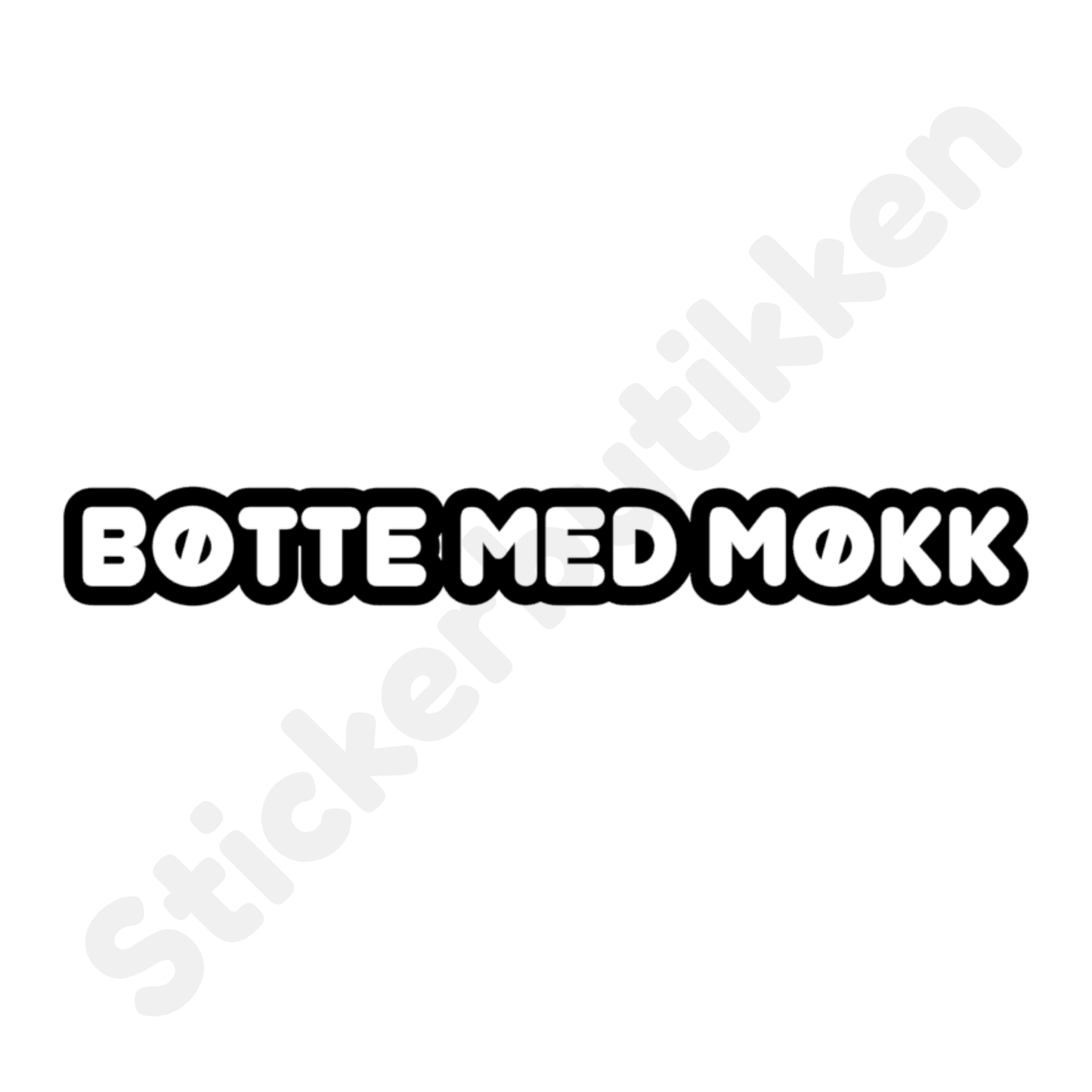 Bøtte med møkk