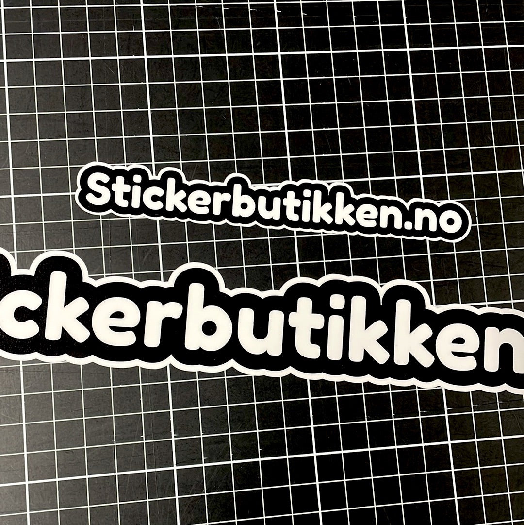 Stickerbutikken klistremerke