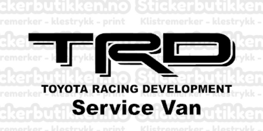 TRD Service Van 40x100 cm
