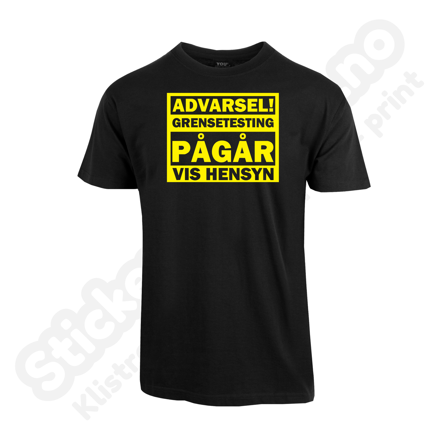 T-skjorte barn: Advarsel grensetesting pågår