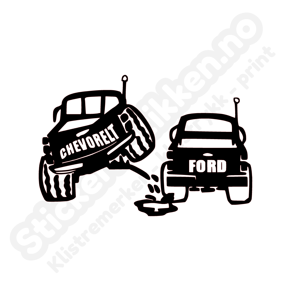 Chevrolet pee on Ford