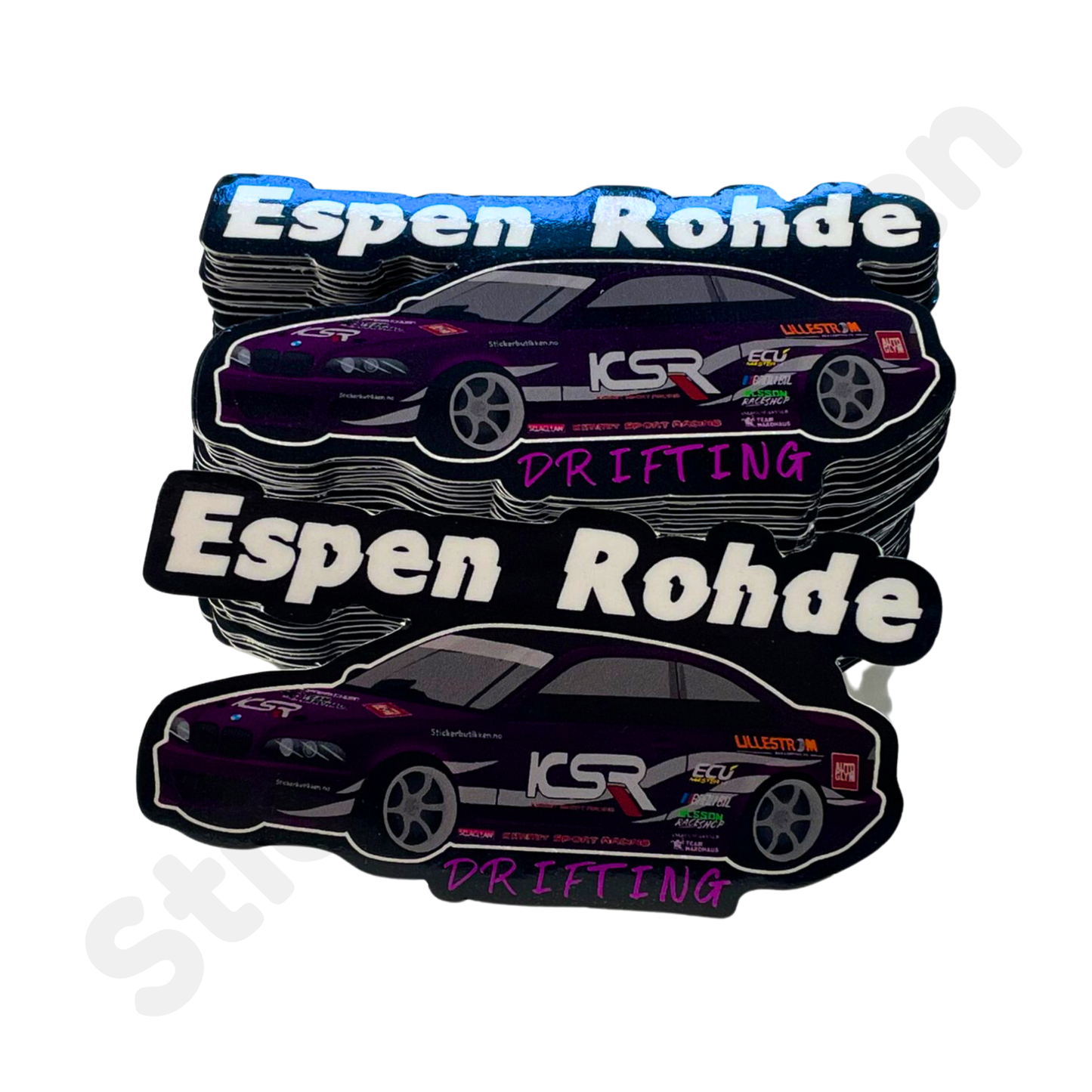 Printet klistremerke