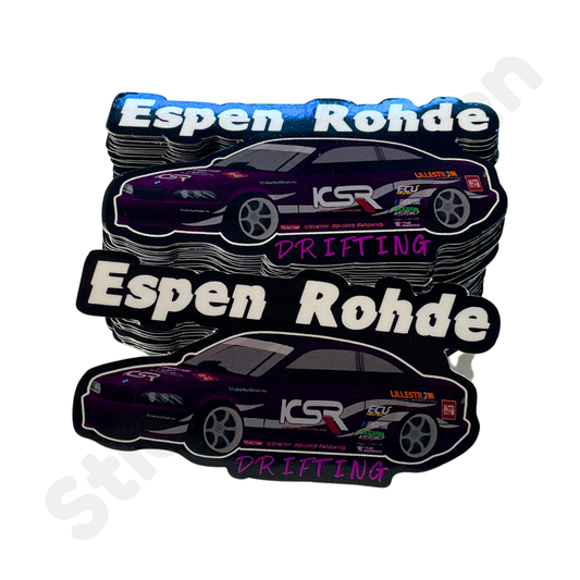 Printet klistremerke