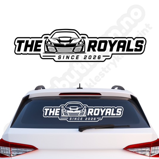 The Royals Klistremerke 80x20 cm