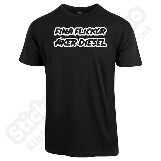 Fina flickor åker diesel