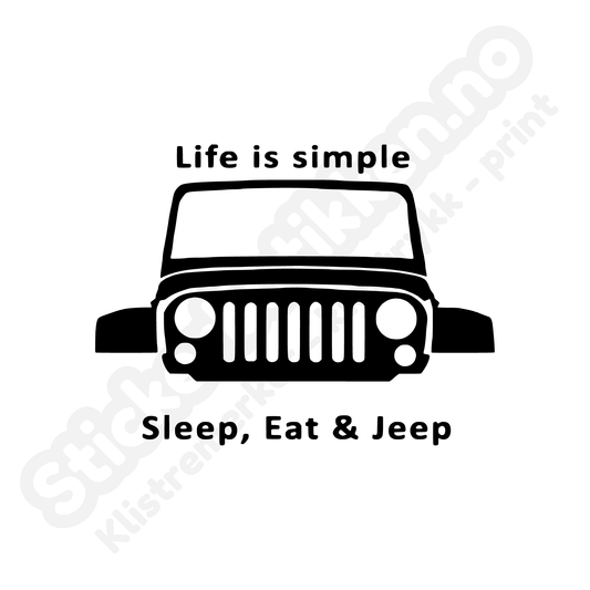 Jeep Eat Sleep