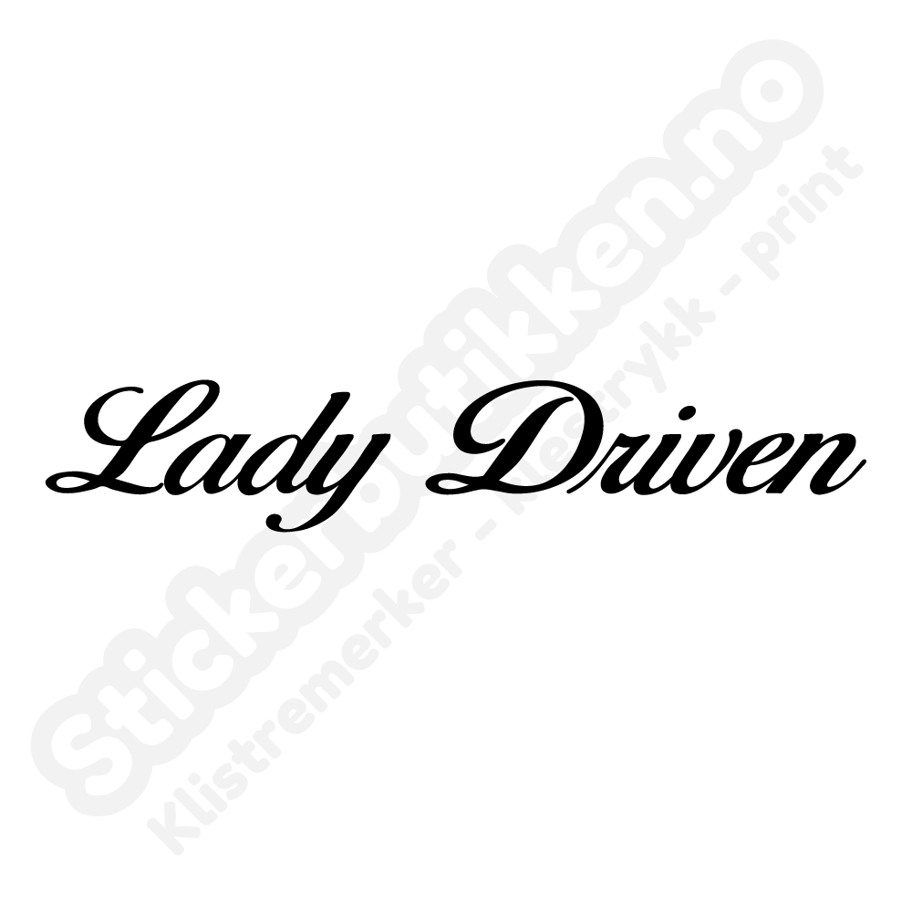 Lady driven
