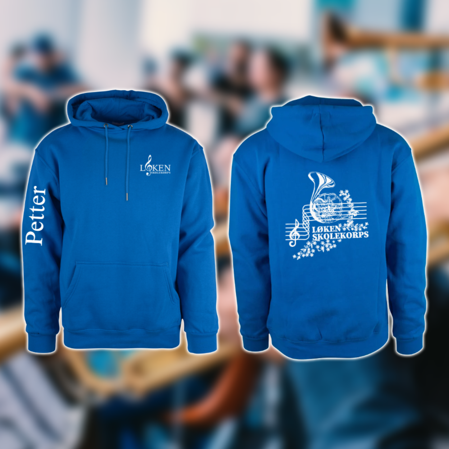 Løken Skolekorps Hettegenser