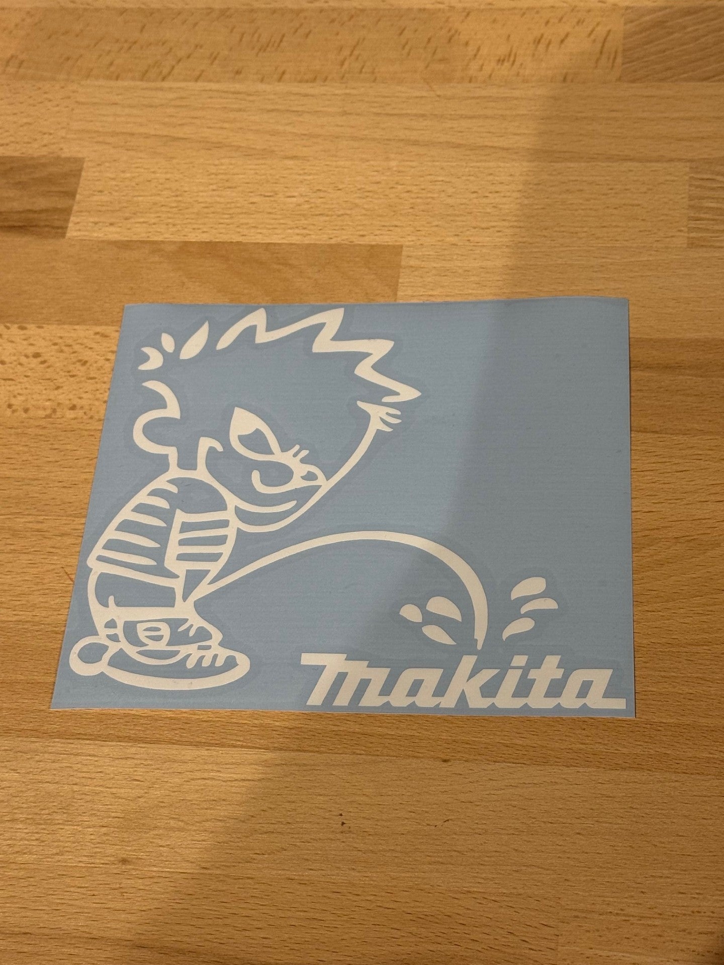 Pee-On Makita 15x15cm Hvit