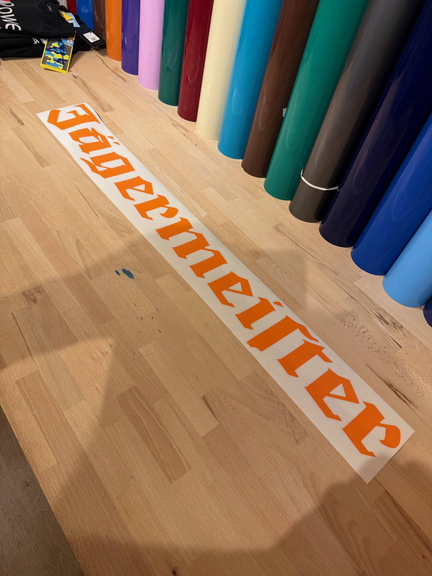 Jägermeister 110x12cm Oransj