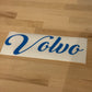 Volvo 25x10cm Lys Blå