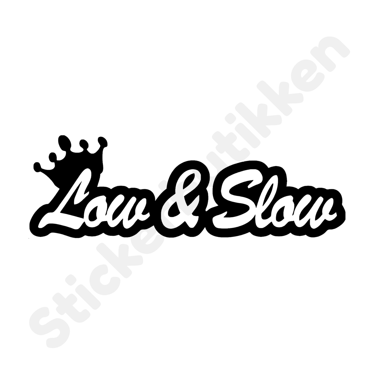 Low & Slow – Stickerbutikken.no
