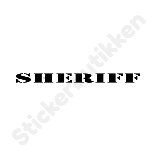 Sheriff Streamer