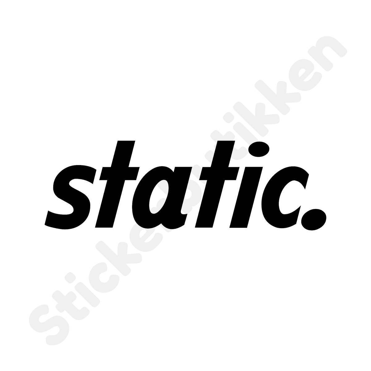 Static02 Logo Static. – Stickerbutikken.no