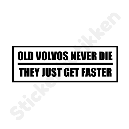 Old Volvos Never Die..