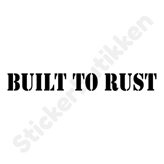 Built To Rust Streamer