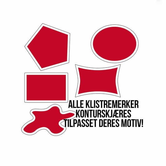 Klistremerker med logo