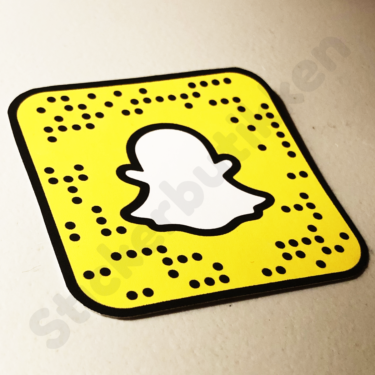 Snapcode Strykemerke – Stickerbutikken.no